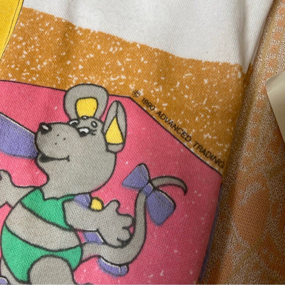 Vintage 1990 Kids collared shirt Mice beach scene boombox sunglasses - Picture 9 of 10
